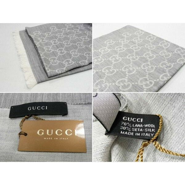 グッチ マフラー GUCCI グッチ ストール メンズ レディース GG 大判マフラー ユニセックス 165904-3G646-1400 ギフト 誕生日 プレゼント