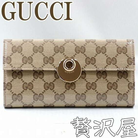 グッチ GUCCI 財布 長財布 クリスタルGG 長財布 GUCCI 231835-FZIFG-99 ...