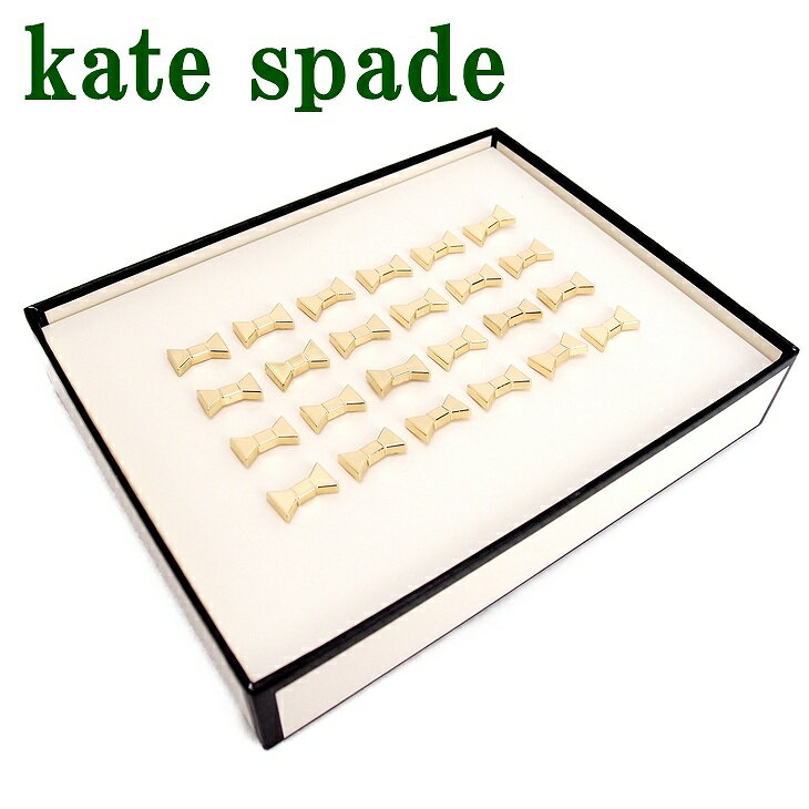 ケイトスペード KateSpade プッシュピン リボン 小物 24個入り ステーショナリー 文房具 KS-134130 【ネコポス】 ブランド 人気