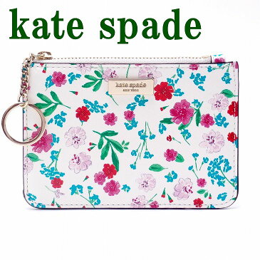 ケイトスペード KateSpade キーケース キーリング コインケース 花柄 ピンク レディース WLRU4885-143 【ネコポス】 ブランド 人気