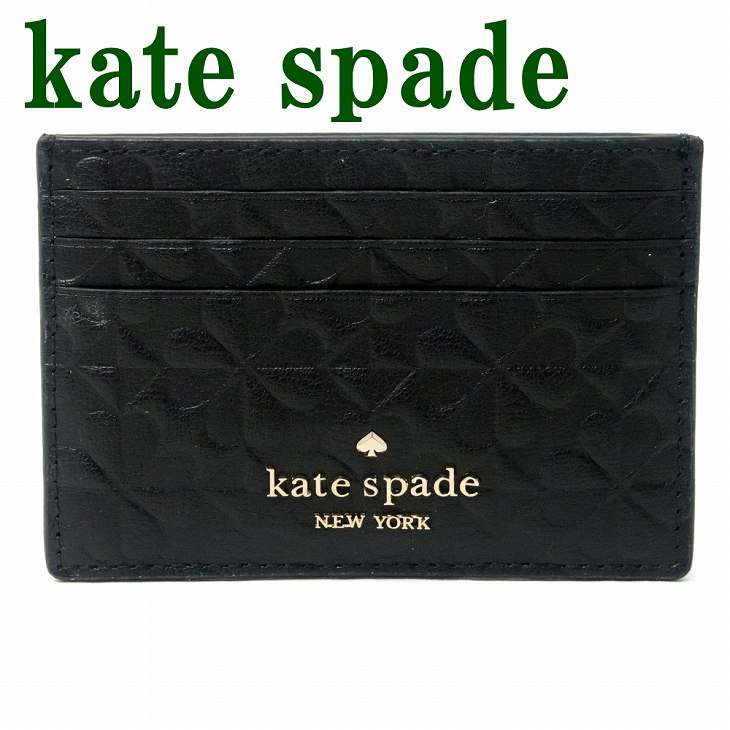 ケイト・スペード ニューヨーク ケイトスペード KateSpade カードケース IDケース パスケース 定期入れ ブラック 黒 WLRU6154-001 【ネコポス】 ブランド 人気