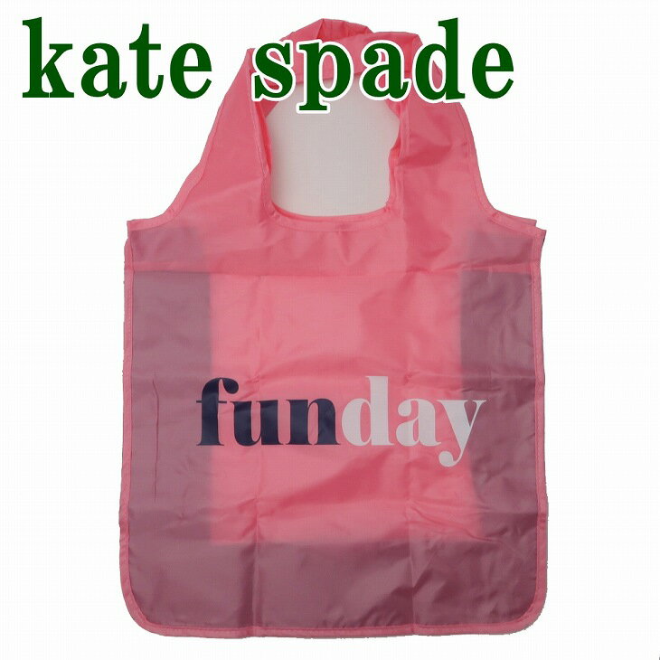 ケイトスペード kate spade バッグ レディース エコバッグ 折りたたみ ショルダーバッグ トートバッグ ショッピングバッグ ピンク KS-225535 【ネコポス】 ブランド 人気