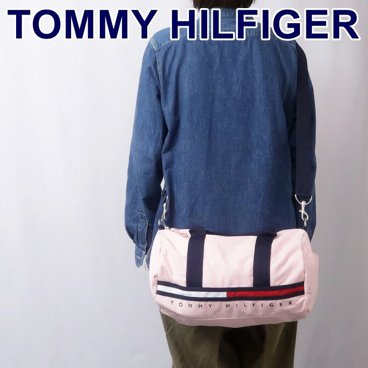 楽天贅沢屋トミーヒルフィガー TOMMY HILFIGER バッグ ハンドバッグ レディース ショルダーバッグ ボストンバッグ ダッフルバッグ ドラムバッグ ピンク 2way 男女兼用 メンズ ユニセックス ミニ TH-6944610-673 ブランド 人気