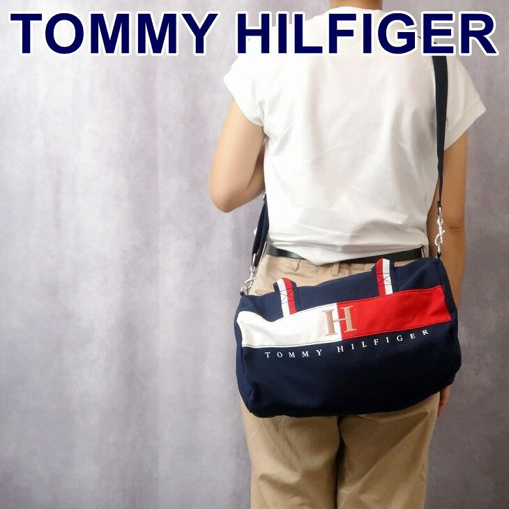 トミーヒルフィガー TOMMY HILFIGER バッグ ハンドバッグ レディース ショルダーバッグ ボストンバッグ ダッフルバッグ ドラムバッグ 2way 男女兼用 メンズ ユニセックス ミニ TH-69J2837-411 ブランド 人気