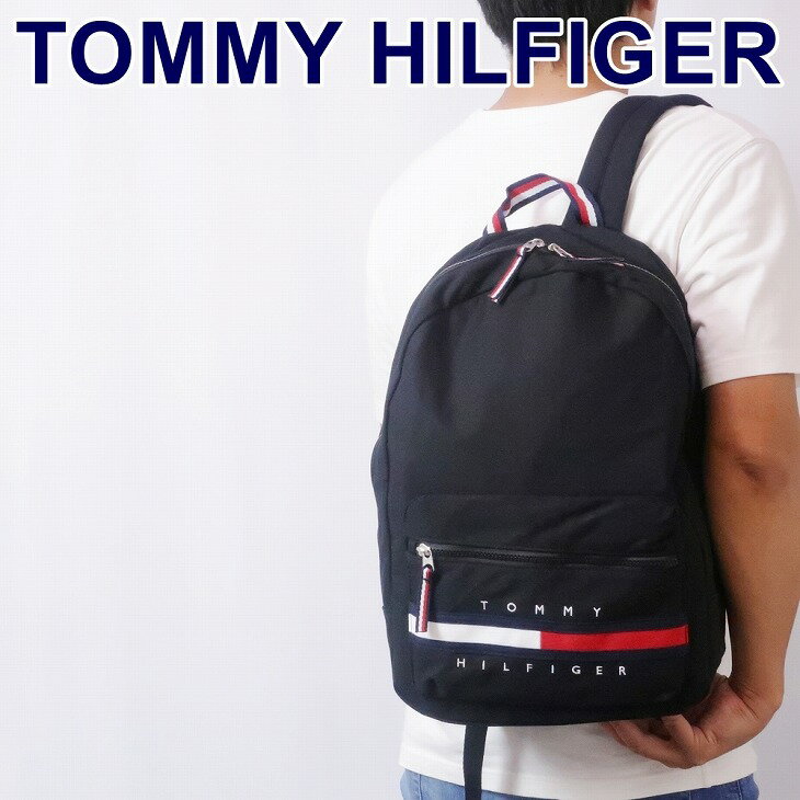 楽天贅沢屋トミーヒルフィガー TOMMY HILFIGER バッグ メンズ バックパック ショルダーバッグ リュック ブラック 黒 男女兼用 レディース ユニセックス TH-69J3214-001 ブランド 人気