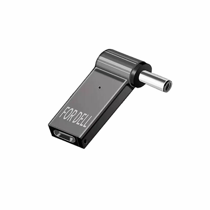 【送料無料】DELL USB-PD変換コネクター 7.4x5.0mm 4.5x3.0mm USB Type-C - DCプラグ外径7.4mm-内径5.0mm DELLノートパソコン PD 充電器 USB-C 変換アダプター AC 充電 電源 デル 変換アダプタ USB Type-C TO DELLスリム ACアダプター インタフェース