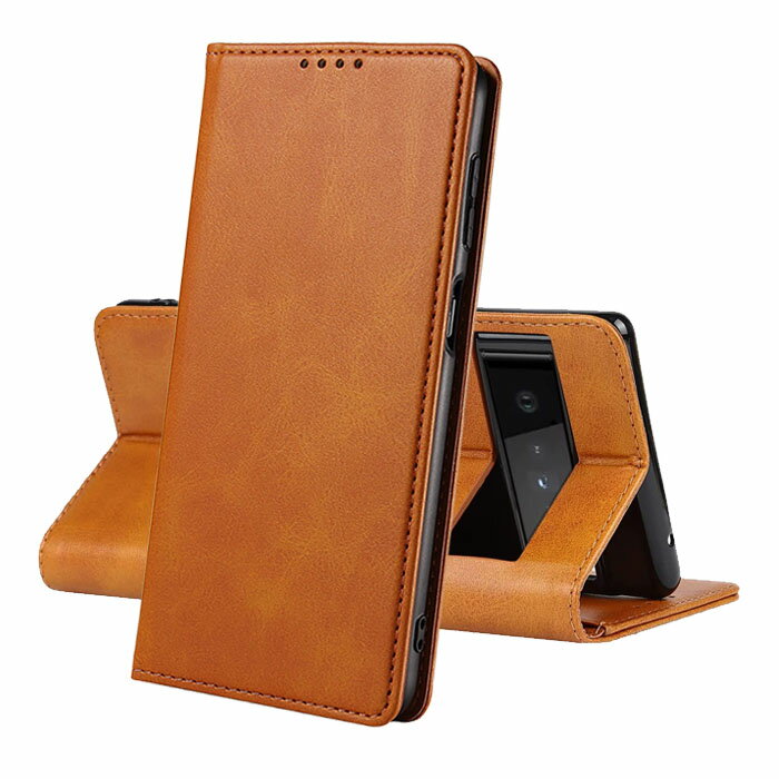 Pixel 6ケース Pixel 6手帳型ケース 高級PUレザー 耐衝撃 マグネット財布型 カードポケット 指紋防止