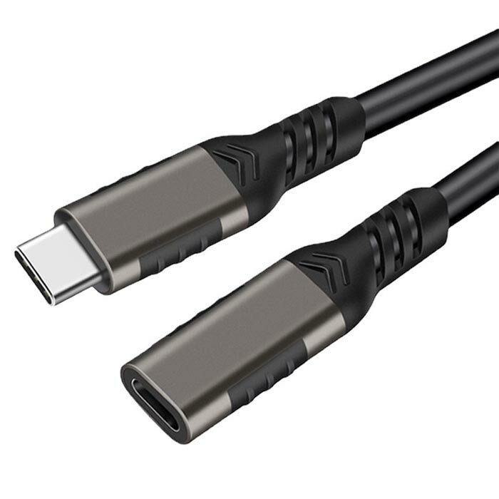  USB-C → USB-C 延長ケーブル　Thunderbolt3 互換 eMarker内蔵 USB 3.2Gen2対応 USB Type C to USB Cケーブル (Gen2) PD 高速データ転送 10Gbps 最大5A100W給電 MacBook Nexus 6P Chromebook Nintendo Switch 4k