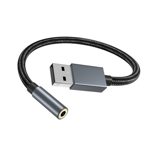 サウンドカード 外付け USB オーディオ 変換アダプタ 3.5mmミニジャック変換ケーブル マイクとヘッドホン対応 オーディオインターフェース USB2.0接続 ドライバ不要 在宅勤務用 USB オーディオ 変換アダプタ サウンドカード 外付け USB オーディオ 変換アダプタ 3.5mmミニジャック変換ケーブル マイクとヘッドホン対応 オーディオインターフェース USB2.0接続 ドライバ不要 在宅勤務用 USB オーディオ 変換アダプタ