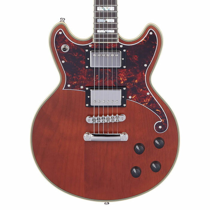 D'Angelico ディアンジェリコ エレキギター Deluxe Brighton, Matte Walnut ブライトン マットウォルナット