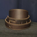 LM PRODUCTS ギターストラップ レザー Classic Leather - Craftsman Leather LS-2304H, Chocolate 革 ブラウン 茶
