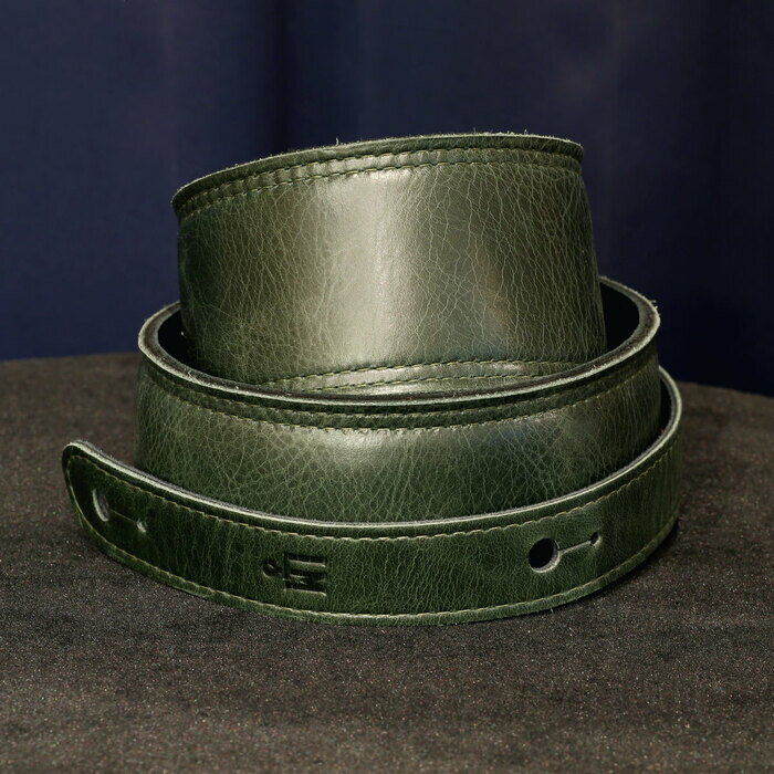 LM PRODUCTS ギターストラップ レザー The Heritage, Forest 革 グリーン 緑