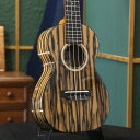弦プレゼント中! Ohana Ukuleles CK-150BWE, Black and White Ebony Concert オハナ ウクレレ コンサート ペールムーンエボニー ギグバッグ付