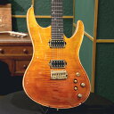 Valenti Guitars バレンティ・ギターズ エレキギター Nebula Carved, Hawaian Sunset ネビュラ・カーブド オレンジ フレイムメイプル(2)