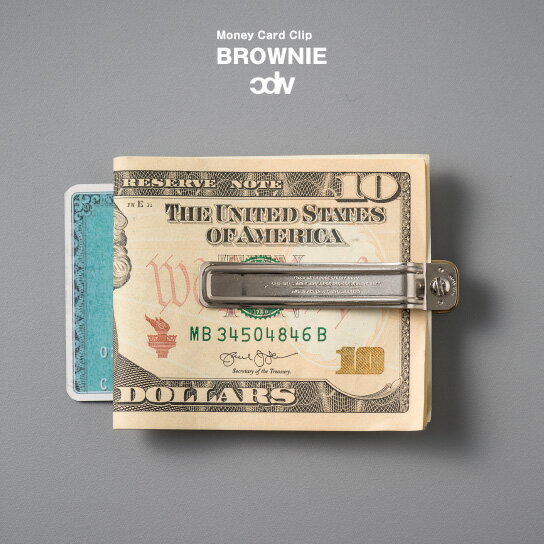 CDW BROWNIE(Money Clip/Card Holder) / ブラウニー マネークリップ カードホルダー CANDY DESIGN & WORKS キャンディ デザイン＆ワークス 日本製 ヴィンテージ DETAIL