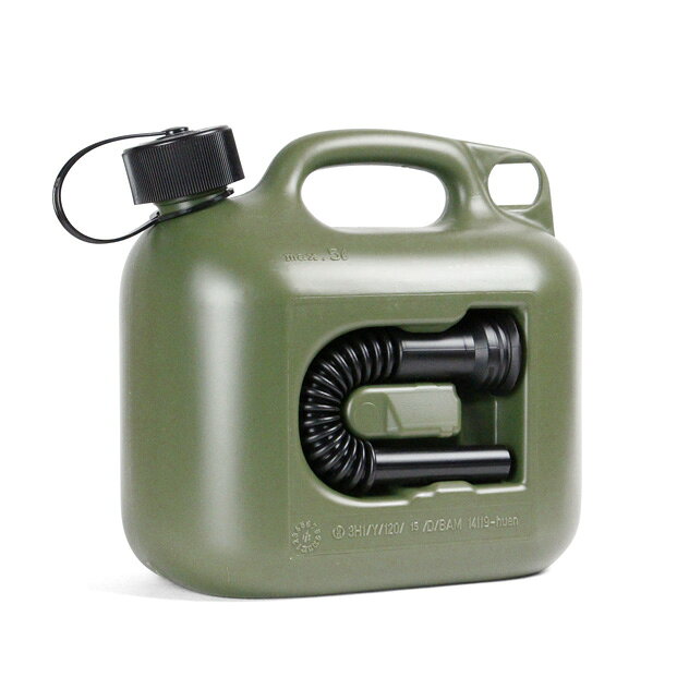 【 5L 】Fuel Can Olive/ 容量5L フューエルカン オリーブ HUNERSDORFF / ヒューナースドルフ 灯油タンク ヒューエル アウトドア タンク 給水 燃料 ホワイトガソリン ウォータータンク ドイツ製 DETAIL通販格安セール情報 楽天 通販