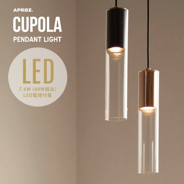 CUPOLA 1P / キューポラ 1灯 APROZ アプロス LED 照明 ライト 照明 ランプ 天井 ペンダントライトAZP-640-DF-BK