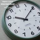 TRAFFIC CLOCK ( Interstate ) トラフィック クロックAMPERSAND FACTORY アンパサンド ファクトリー 壁掛け時計 Interstate アメリカ 標識 時計 クロック おしゃれ エルコミューン AMP-C063