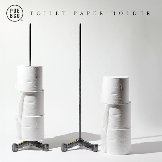 TOILET PAPER HOLDER ( STRAIGHT ) / トイレットペーパー ホルダー( ストレート )PUEBCO プエブコ アイアン トイレ ホルダー