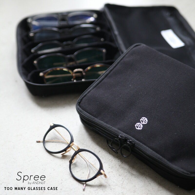 Spree TOO MANY GLASSES CASE / スプリー トゥー メニー グラシズ ケース&NUT / アンドナット 眼鏡5本..