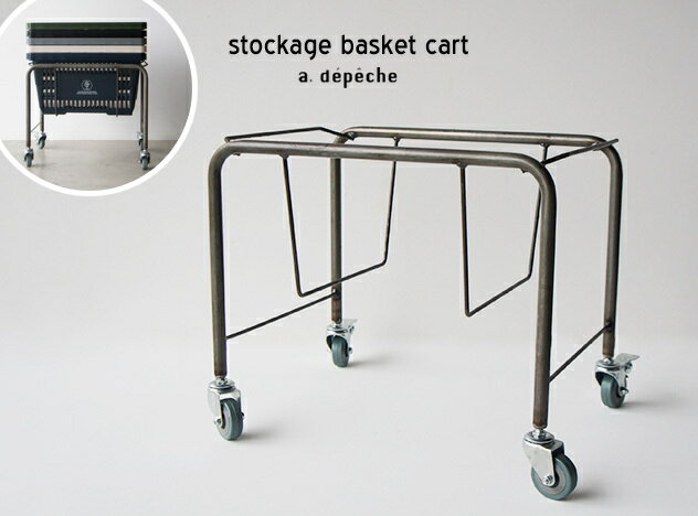 Basket Cart/ バスケット用カートa.depeche / アデペシュ アイアン製カートのサムネイル
