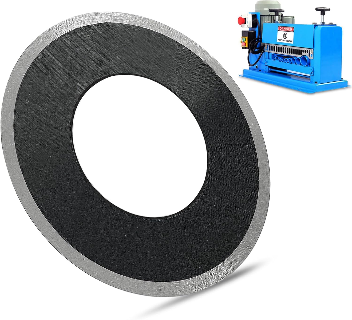 剥線機替刃1枚 替え刃 交換 ブレード素材65マンガン钢 厚さ3mm 電動剥線機 テ-プル式線抜き機 自動電線..