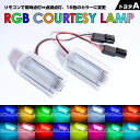 送料無料 (追跡あり) トヨタ タイプ A 常時点灯 ⇔ 点滅点灯 16色のカラーに変更 LED カーテシ ランプ 2ピース マークX 120系 130系 マーク Xジオ 10系 ランドクルーザー 200系 ランクル 200 ランドクルーザー プラド 150系