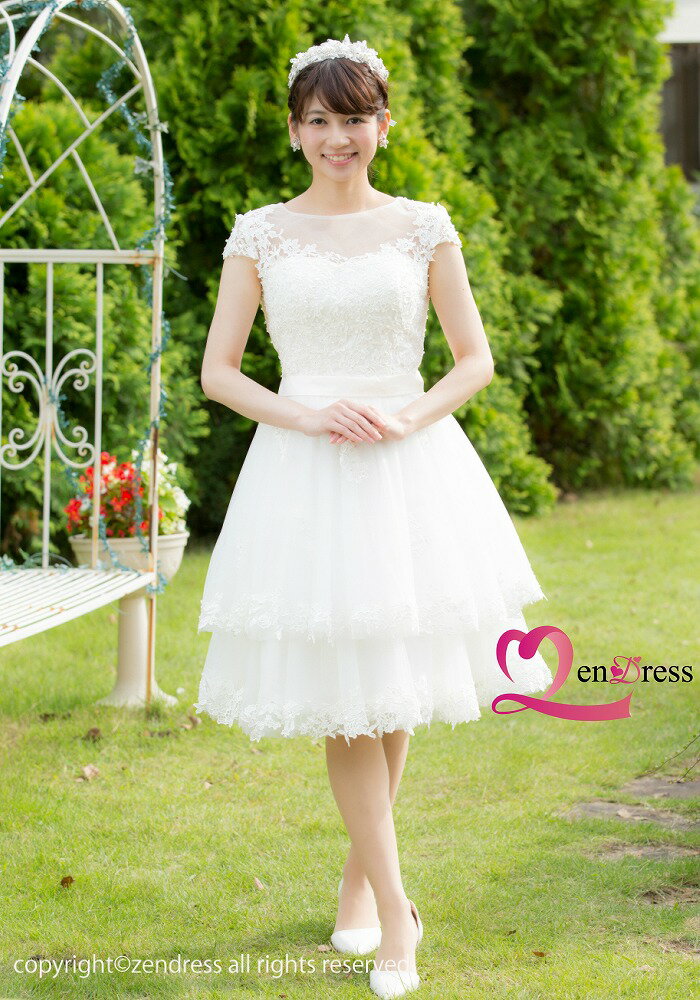 【オーダーメイド】ウエディングドレス md603 ブライダル　海外挙式 二次会 花嫁 ドレス エンパイアドレス 即納ドレス 二次会ドレス 簡単サイズオーダー