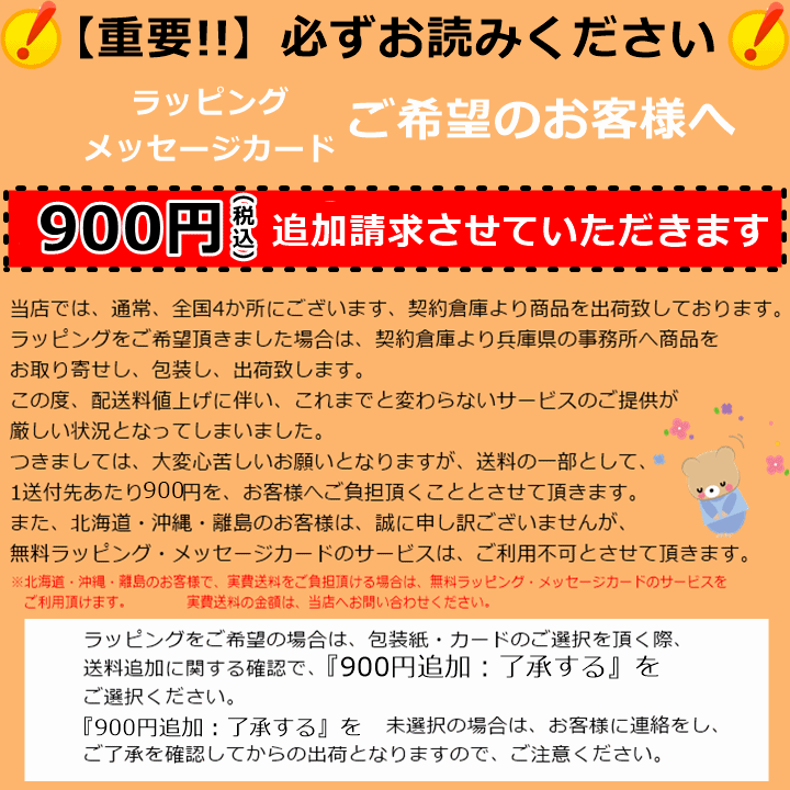 ラッピングサービス※ラッピングのみのご注文は出来ません 2