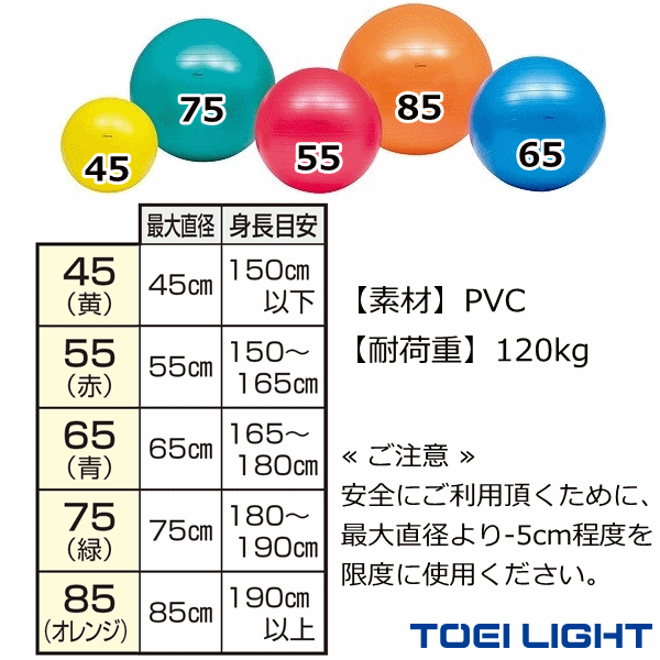 ボディボール 75【介護 高齢者 老人 プレゼント 贈り物 父 母 敬老 骨粗しょう症 骨折 リハビリ トレーニング エクササイズ リハビリ ボール エクササイズ ボール ストレッチ ボール アンチバースト トレーニング ボール ボディ ボール 人気 トーエイライト】