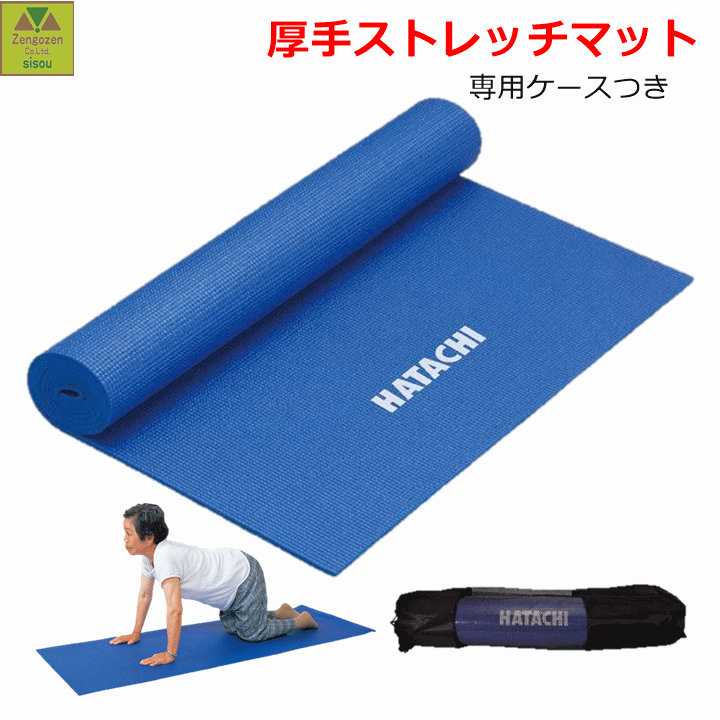 【平日15時まで即日発送】ストレッチマット（ケース付）（NH5600)【介護用ストレッチマット 介護用リハビリマット 介護用マット リハビリ用マット 福祉 ケア 高齢者 プレゼント 贈り物 敬老 ストレッチング バランストレーニング 関節可動域 弾力性 清潔 羽立工業】