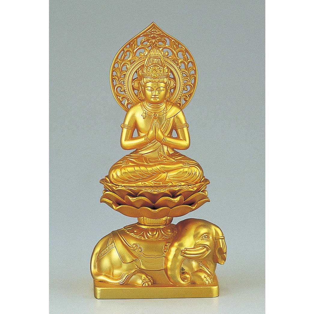 仏像普賢菩薩ふげんぼさつ15cm