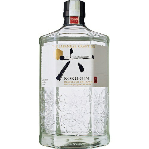 サントリー ジャパニーズクラフトジン 六 ROKU ロク ジン 700ml×6本 1ケース u-yu