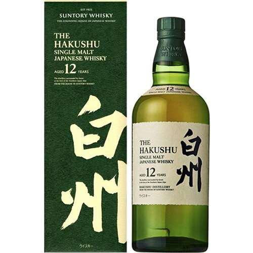 サントリー シングルモルト 白州12年 700ml 箱入 ジャパニーズウイスキー u-yu サントリー シングルモルト 白州12年 700ml 箱入 ジャパニーズウイスキー u-yu