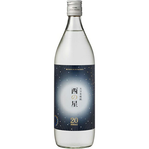 三和酒類 麦焼酎 西の星 20度 900ml×6本 u-yu