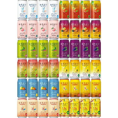サントリー ほろよいシリーズ 48本セット 350ml×48本(12種×各4本) チューハイセット u-yu サントリー ほろよいシリーズ 48本セット 350ml×48本(12種×各4本) チューハイセット u-yu