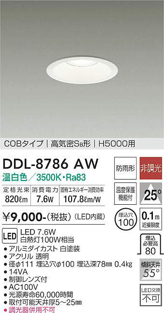 LED饤ȡۡڲ on-offסۡꦵ100DDL-8786AW