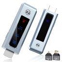 \3日間限定☆15%OFFクーポン/ワイヤレス hdmi 送受信機セット 無線化 小型 LEDディスプレイ搭載【日本技適認証取得】トランスミッター レシーバー 挿すだけ使える 30m安定無線伝送 WIFI/設定不要 1080PフルHD/2.4G/5G超低遅延 音画同期 最大8台増設