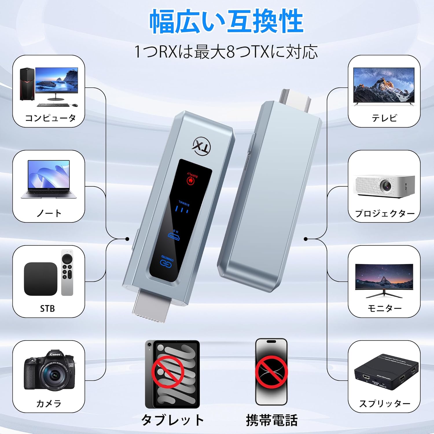 【★最大500円OFFクーポン】ワイヤレス h...の紹介画像2