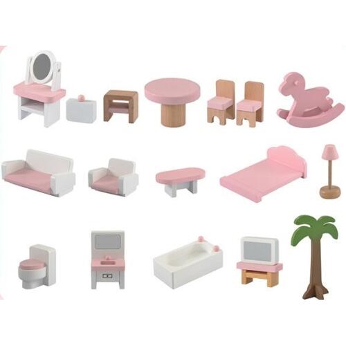 【在庫一掃】ままごと家具セット 16点セット　おもちゃセット