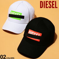 ディーゼル メンズ キャップ DIESEL コットン ロゴ プリント スナップバック ブランド 帽子 ベースボールキャップ DSSJ6PJAPG