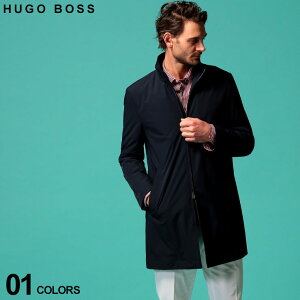 ヒューゴ ボス メンズ コート HUGO BOSS ストレッチ ナイロン パッカブル スタンドカラー スプリングコート ブランド アウター HBDEEAN10224617 SALE_2_b