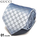 グッチ ネクタイ GUCCI シルク100％ GGロゴ BLUE ブランド メンズ 紳士 タイ シルク ビジネス ギフト GC4565204968