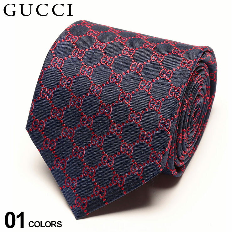 クーポン利用でさらに1000円OFF グッチ ネクタイ GUCCI シルク100％ GGロゴ NAVY ブランド メンズ 紳士 タイ シルク ビジネス ギフト GC4565244174 2024_vt