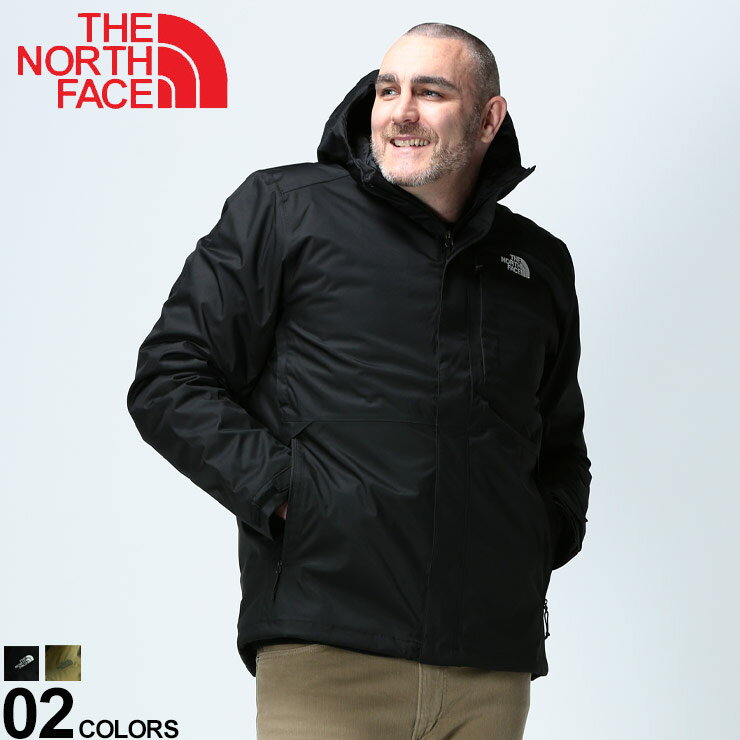 大きいサイズ メンズ THE NORTH FACE (ザ ノースフェイス) 3WAY ダウンインナー フード フルジップ ジャケット ALTIER DOWN TRICLIMATE JACKET DRYVENT 550フィル ジャケット ブルゾン ダウン 秋 冬 インナー 防寒 アウトドア パーカー NF0A33PQD22