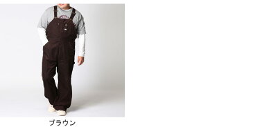 大きいサイズ メンズ Lee (リー) コーデュロイ ボタンフライ オーバーオール OVERALLS CORDS BROWN オーバーオール オールインワン 秋 冬 コットン ストリート LM72548682L4L