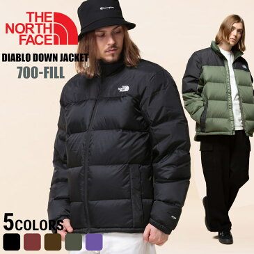 ザ ノースフェイス ジャケット THE NORTH FACE ダウンジャケット 胸ロゴ フルジップ スタンド DIABLO DWN JKT 700フィルメンズ 男性 トップス アウター ジャケット ブルゾン ダウン 秋 冬 防寒 シンプル アウトドア NF0A4M9J