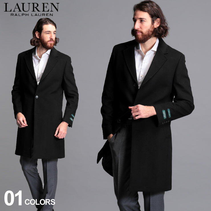 ローレンラルフローレン メンズ コート LAUREN RALPH LAUREN ウール カシミヤ チェスターコート ブランド アウター カシミア ビジネスコートRLLUTHER0W SALE_2_b