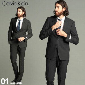 カルバンクライン メンズ スーツ Calvin Klain CK シングル 2ツ釦 2B ノータック ストレッチ SLIMFIT ブランド シングルスーツ ビジネス スリムフィット CKMABRY5UZ0450O SALE_2_d
