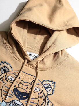 KENZO メンズ パーカー ケンゾー タイガー 刺繍 プルオーバー スウェット TIGER ブランド トップス プルパーカー スエット フード KZFB55SW3104XA
